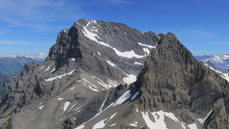 Grand Muveran 3051 M Sommet Dans Les Alpes Bernoises